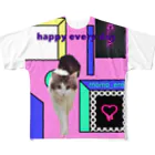 momo_emiのhappy フルグラフィックTシャツ