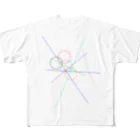 オフトンの線と丸 All-Over Print T-Shirt