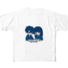 みしゃ恋SHOPの無気力カップル All-Over Print T-Shirt