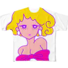 鬼遊牙 with maho.kのドリーミンちゃん All-Over Print T-Shirt