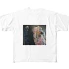 art-standard（アートスタンダード）の グスタフ・クリムト（Gustav Klimt） / 『死と生』（1915年） フルグラフィックTシャツ