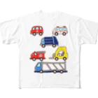 保育士Ｔシャツのはたらくくるま All-Over Print T-Shirt