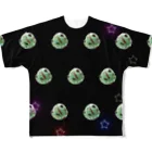 madeathの♡CHOCOMINT♡(BLACK STAR) All-Over Print T-Shirt