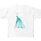 Jojo Yan | A Fashion Illustratorのパーティーを楽しもう All-Over Print T-Shirt