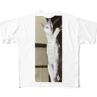 猫の雑貨屋のマロ フルグラフィックTシャツ