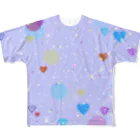 madeathのFancyDream(PURPLE) All-Over Print T-Shirt