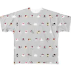 まめるりはことりのちみまめ文鳥ちゃん【まめるりはことり】 All-Over Print T-Shirt