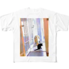 Gono22の黒猫とKitchen All-Over Print T-Shirt