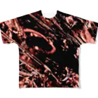 アンフェタミンのScratch wound All-Over Print T-Shirt