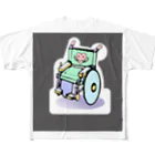 pokoemのくるまいすだよ フルグラフィックTシャツ