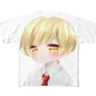 柚葉 / Yuzuha【公式】のたまゆら様の全面プリントTシャツ All-Over Print T-Shirt