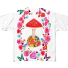 a-jolly-dayのきのこ All-Over Print T-Shirt