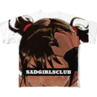 SADGIRLSCLUBのSADGIRLSCLUB 女の子 フルグラフィックTシャツ