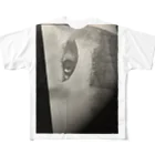 サク【動画投稿】のFace All-Over Print T-Shirt