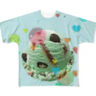 madeathのチョコミント(夢泡) All-Over Print T-Shirt