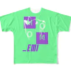 momo_emiのmomo_emi ロゴグッズ② フルグラフィックTシャツ