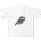 tomo0530tomo0803の文鳥のめるめ～る フルグラフィックTシャツ