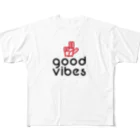 GOODVIBES_ORIGINALのGOODVIBESロゴ All-Over Print T-Shirt