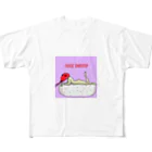 human cookのnude shrimp フルグラフィックTシャツ