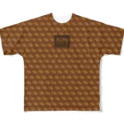 TAIYAKI INSANITYのタイヤキインサニティ brown ver. 풀그래픽 티셔츠