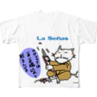 La Señasのラセーにゃん（仙人） フルグラフィックTシャツ