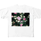 Chalkのflower flash フルグラフィックTシャツ