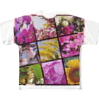 HopeのFlower フルグラフィックTシャツ