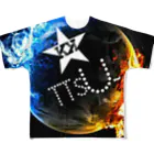 TTSU- shopの新登場KK TTSU-グッズ フルグラフィックTシャツ