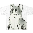 OKEY-CORGI / オーキー・コーギーの座ってるコーギー All-Over Print T-Shirt