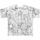 Aνruneのおんなのこ女の子オンナノコおんなのこ All-Over Print T-Shirt