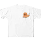 ブサカワ商店のブサカワライオン All-Over Print T-Shirt