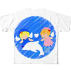 優月 のあ (YouTube 動画 アップ中) ♧の空と海 All-Over Print T-Shirt