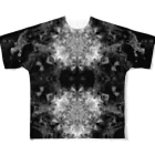 momenkoTWの波模様/白黒02 All-Over Print T-Shirt