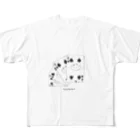 maneka monega のマネモネ スペード 4 All-Over Print T-Shirt