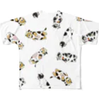 mofusandの牛にゃん All-Over Print T-Shirt