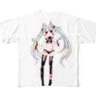 稲荷 狐 🌾📦 🦊の稲荷狐　2021春　ver.春の精 All-Over Print T-Shirt