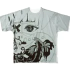 森にすむヤンデレの絵かきさん。の君も独りぼっちなんだね。 All-Over Print T-Shirt