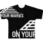 シダパングッズのOn Your Marks Tシャツ フルグラフィックTシャツ