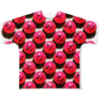 LalaHangeulの珊瑚っぽい玉に書いたハングル All-Over Print T-Shirt