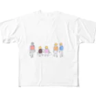 amenoasa(雨の朝)の道 All-Over Print T-Shirt