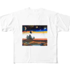 Isseyの宇宙の民家 All-Over Print T-Shirt