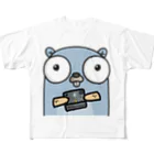 teiteiのCamera Gopher フルグラフィックTシャツ