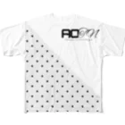 AOTN_GARAGEのAOTN　星/ フルグラフィックTシャツ