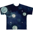 manulnuma131のfullmoonライト フルグラフィックTシャツ