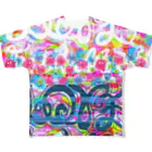 OffzaKeKeのカオス フルグラフィックTシャツ