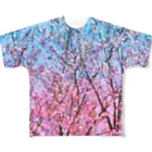 R☆worldの桜 All-Over Print T-Shirt