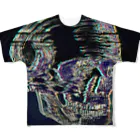 しぶき   やのチカチカ骸骨 All-Over Print T-Shirt