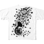 AURA_HYSTERICAのHorn_Music All-Over Print T-Shirt