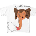 kitasimazinのKONNO CHIN CHIN フルグラフィックTシャツ