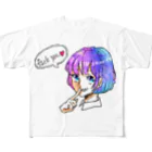 きらきらりんのfuck you♥ フルグラフィックTシャツ